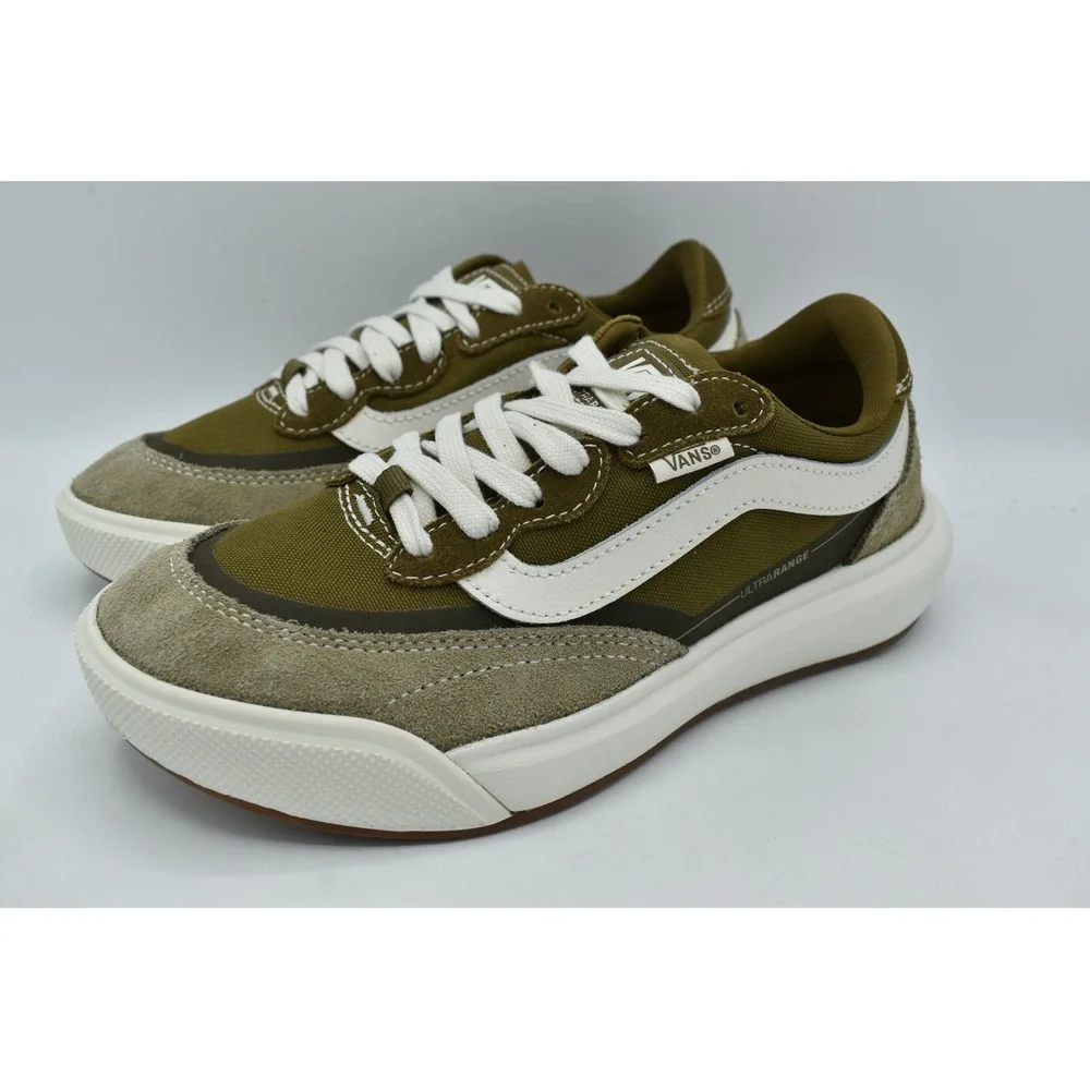Vans Womens Size 7 MTE Ultrarange 2.0 SE Brown Olive Lace Up Sneakers Shoes